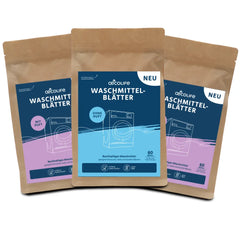 Waschmittel Blätter Set