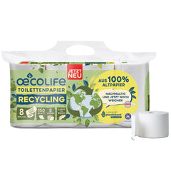 Toilettenpapier 8er RECYCLING