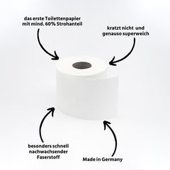 Toilettenpapier 12er Box STROH