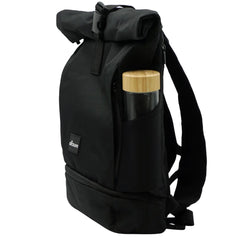 Rolltop Rucksack schwarz