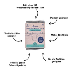 Hygiene Silbertuch