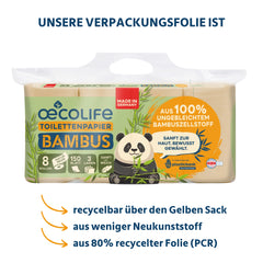 Toilettenpapier 8er BAMBUS