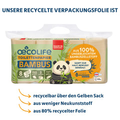 Toilettenpapier 8er BAMBUS