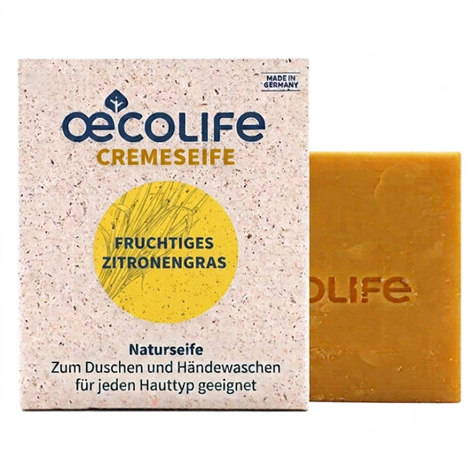 Feste Naturseife fruchtiges Zitronengras