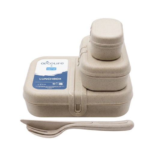 Koziol Lunchbox-Set mit To-Go-Besteck