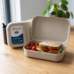 Koziol Lunchbox-Set mit To-Go-Besteck