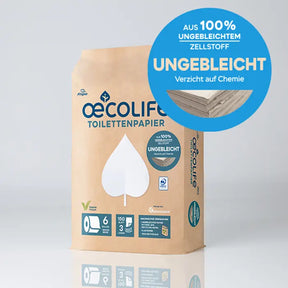 Toilettenpapier UNGEBLEICHT - oecolife Shop