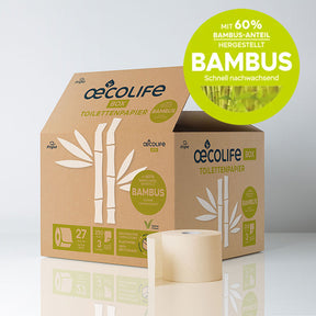 Toilettenpapier Box BAMBUS (1 Palette)