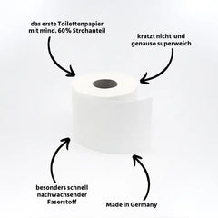 Toilettenpapier Box STROH (2er Set)